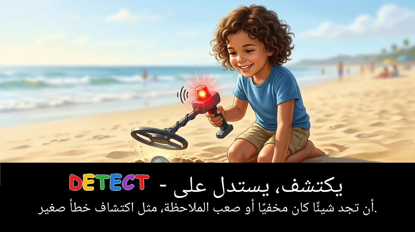 Arabic Illustration for detect